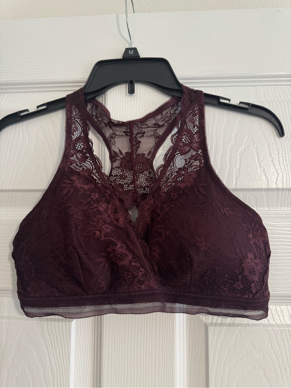 Maurices Lace Bralette in Burgundy